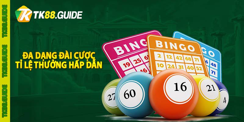 TK88 Xổ số Miền Bắc | TK88.GUIDE 3 Đa dạng đài cược - Tỉ lệ thưởng hấp dẫn