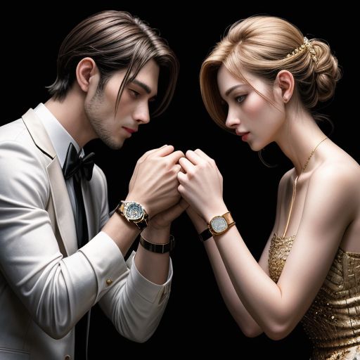 Đồng hồ vàng nam và nữ