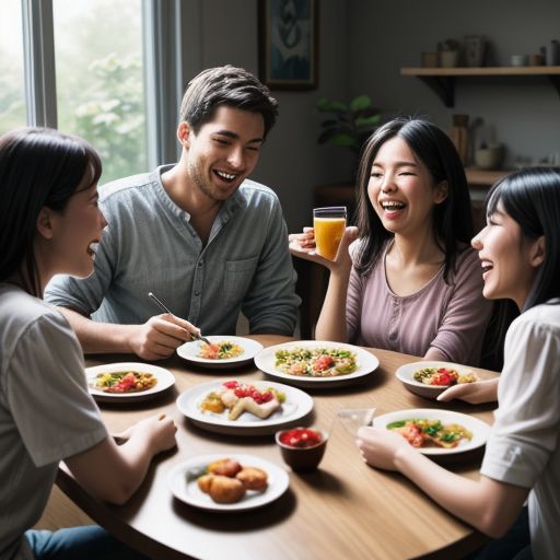 Giấc mơ thấy ăn uống cùng gia đình