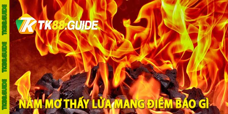 Giải Mã Giấc Mơ Thấy Lửa: Điềm Báo May Mắn Hay Rủi Ro? 1 nằm mơ thấy lửa mang điềm báo gì