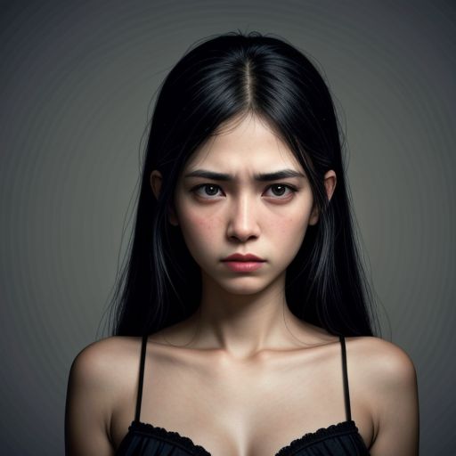 Người phụ nữ đang lo lắng