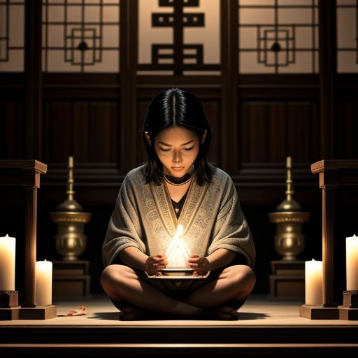 Thắp hương cầu nguyện